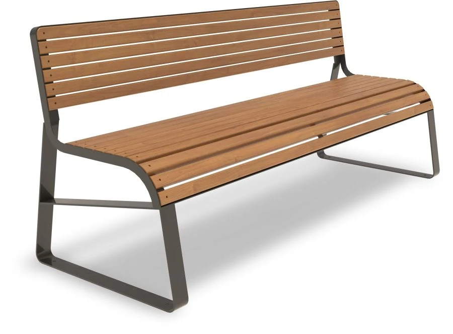 Demetra Bench with Backrest, Model A1015