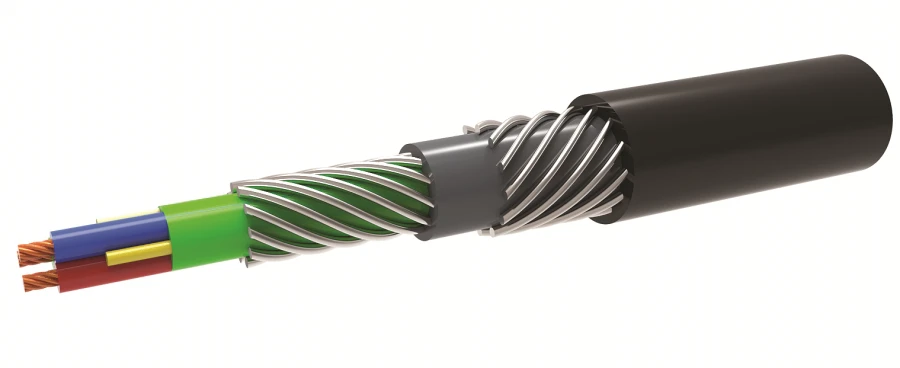 Geophysical Load-Bearing Cable KГ with Armored Sheath for Up to 1000V