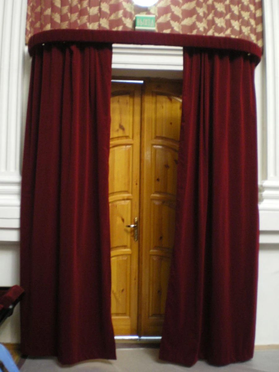 Functional Decorative Door Curtain with Eyelets