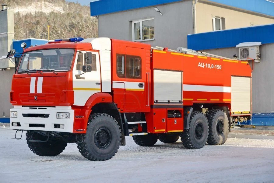 Fire Tanker for Emergency Response - AC-(6.0-10.0)-58811K65222, Modification 58811T on KAMAZ-65222-53