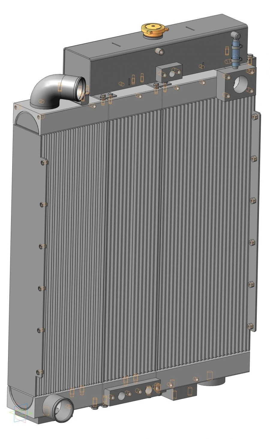 Radiator Block for Engine Cooling BR-11M.1301.000