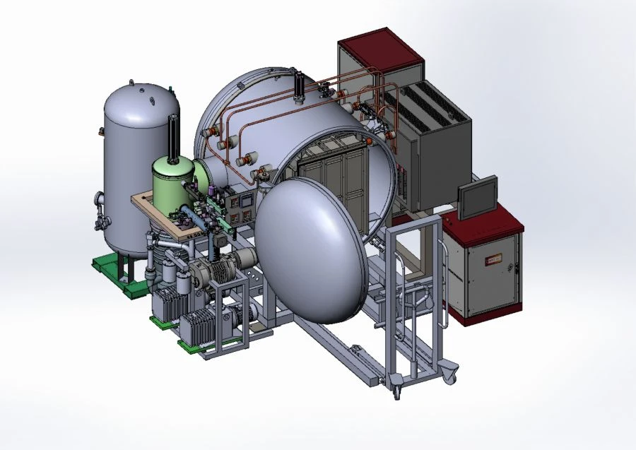Электропечь сопротивления вакуумная камерная для отжига Д-6.9.6-11,5ТТ-Р