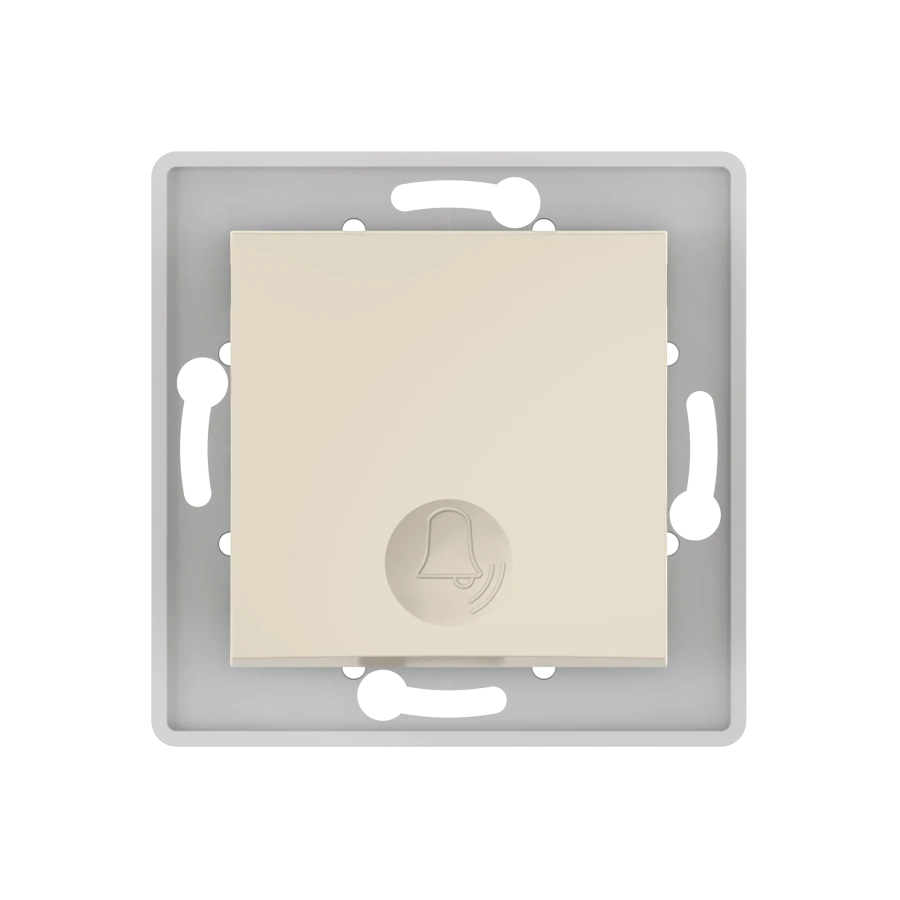 Caduceus Aling Prestige Button Switch 10A, 250V - Beige, Model 6010.9