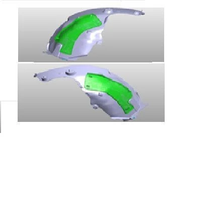 Rear Left Front Wheel Arch Cover for Volkswagen Taos