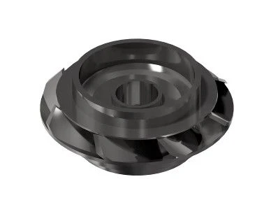 Working Wheel for Pump Support, S8000N, 1.00 inch shaft, ARZ Type, Ni-Resist