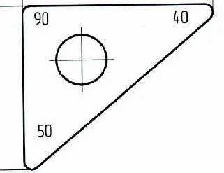 Triangular Goniometer Template - Model 322.034