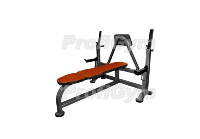 Adjustable Flat Bench Press with Safety Supports SK-0050-H