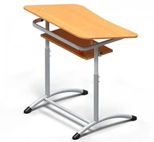 Adjustable Single Desk for Educational Institutions, Model PE-OUEP5-7