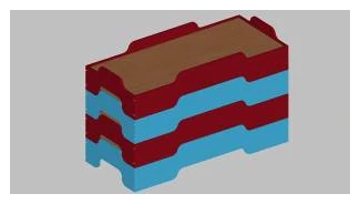 Pyramid Bed Art. S.01.23 - Versatile Stackable Design