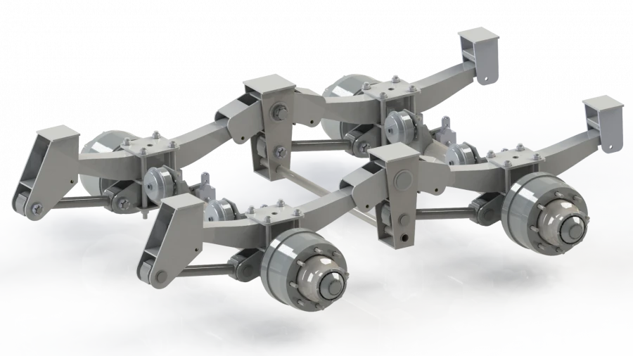 Axial Aggregate with Spring-Balancer Suspension, 10 Ton Capacity
