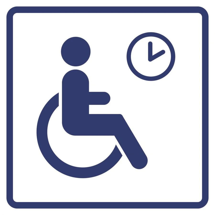 Tactile and Visual Icon for Short-Term Rest Area for Disabled Individuals