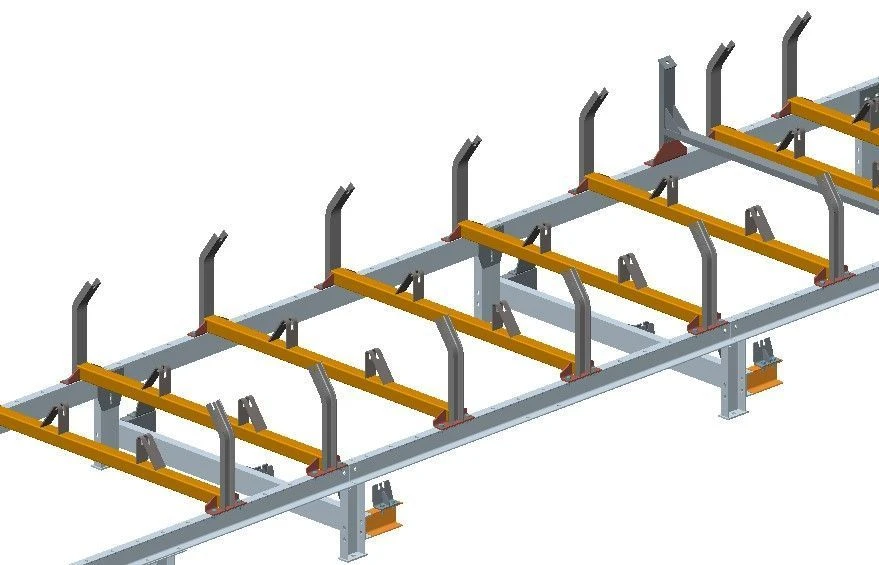 Linear Conveyor Support for Efficient Material Handling