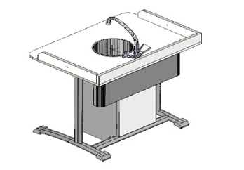 Two-Seat Student Laboratory Tables with Metal Frame Model 4, 5, 6