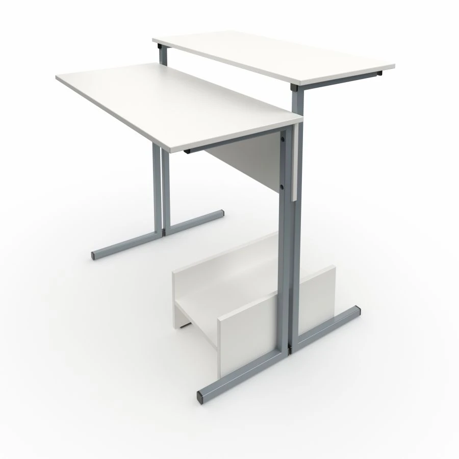 Computer Desk with Metal Frame