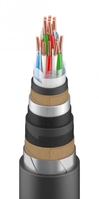 Signal and Locking Cable with Polyethylene Insulation and Metal Sheath