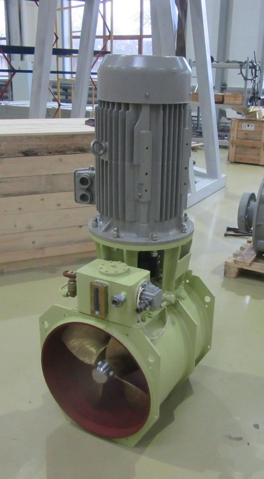 Steering Device PU50FM with Reversible Electric Drive