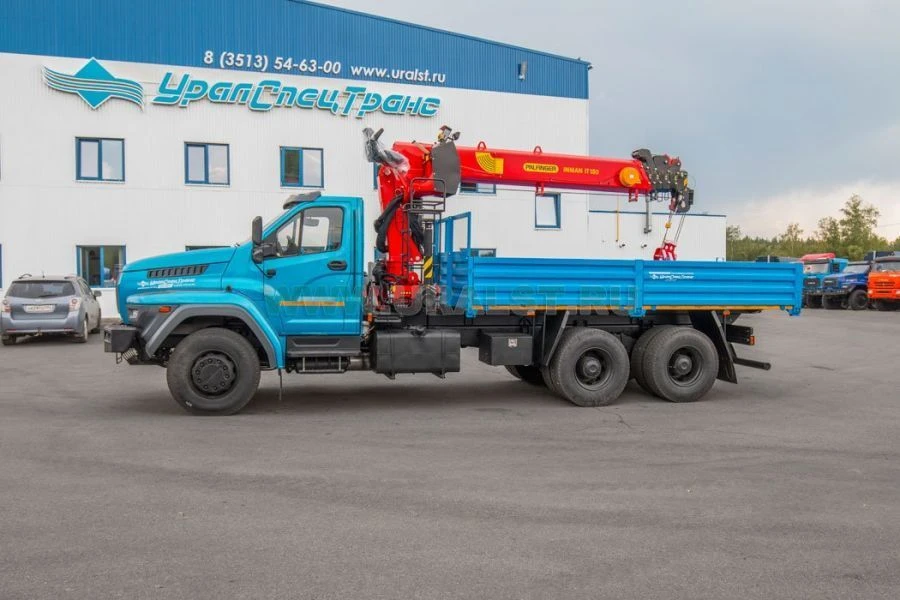 Truck Side Platform Model UST 5453V6 with Crane IM20, IM25, IM50, IM55, IM77