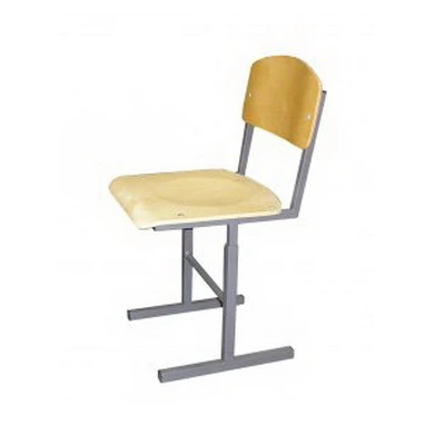 Adjustable Student Chair with Curved Plywood Seat