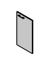 Low MDF Office Door for Series Work, Blitz, Agat, Rio Base, Rio Project, Gamma, Gamma-Lux, and More