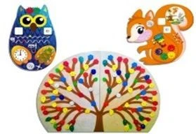 Decorative Development Panels for Child Play and Learning