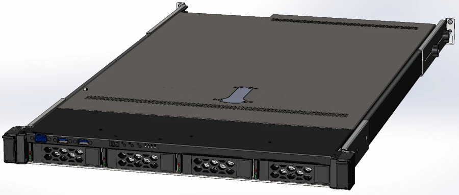 High-Performance Rikor 1U-Int Server Model KDBA.466219.024-05