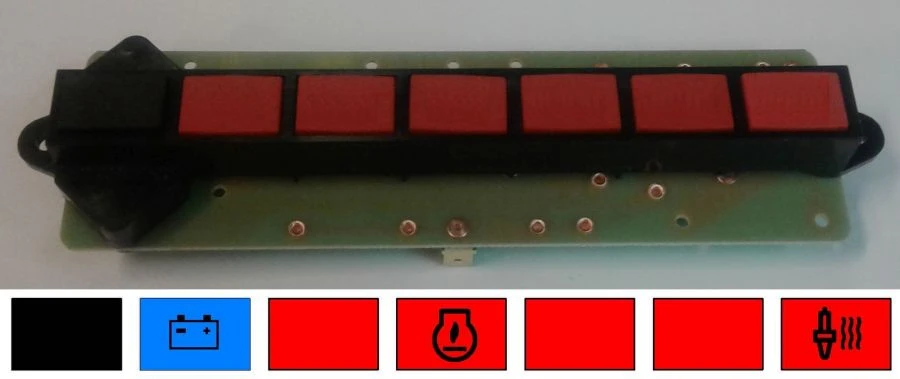 Control Lamp Block for Vehicle Signalization 2312.3803-08