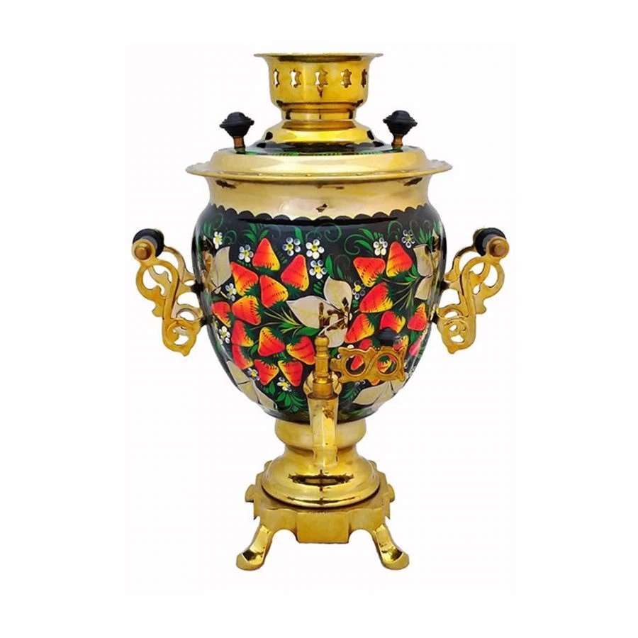 Electric Samovar 3 Liters with Artistic Painting