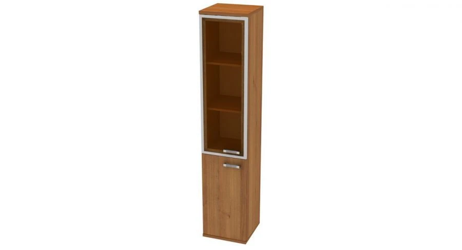 Narrow Glass Display Cabinet 400x400x2020mm Model 407.105
