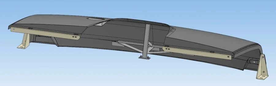 Front Fairing Assembly Made of Polyester Fiberglass 5299-401-5312100