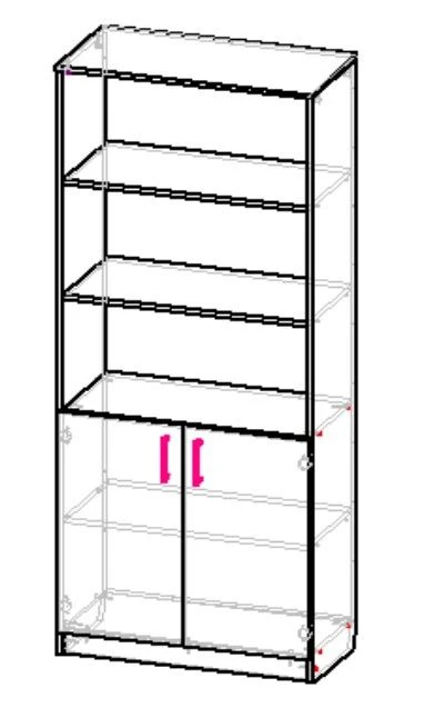 Document Storage Cabinet SHD8(9) with Two Doors