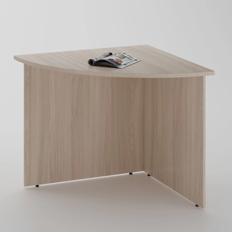 Radius Connective Element for Modular Tables