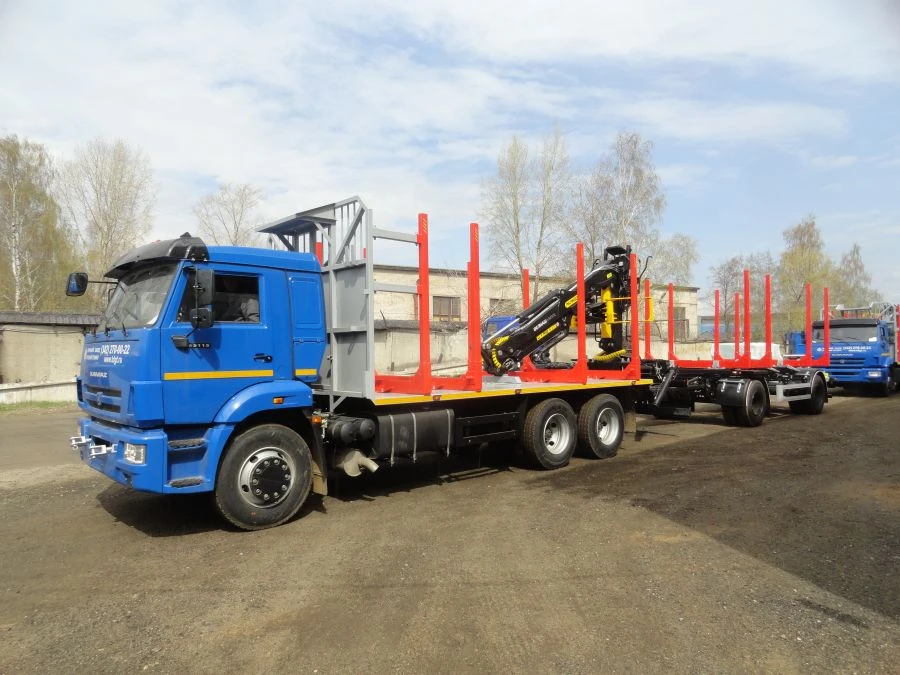 Timber Transport Vehicle with Crane Model 5908AA