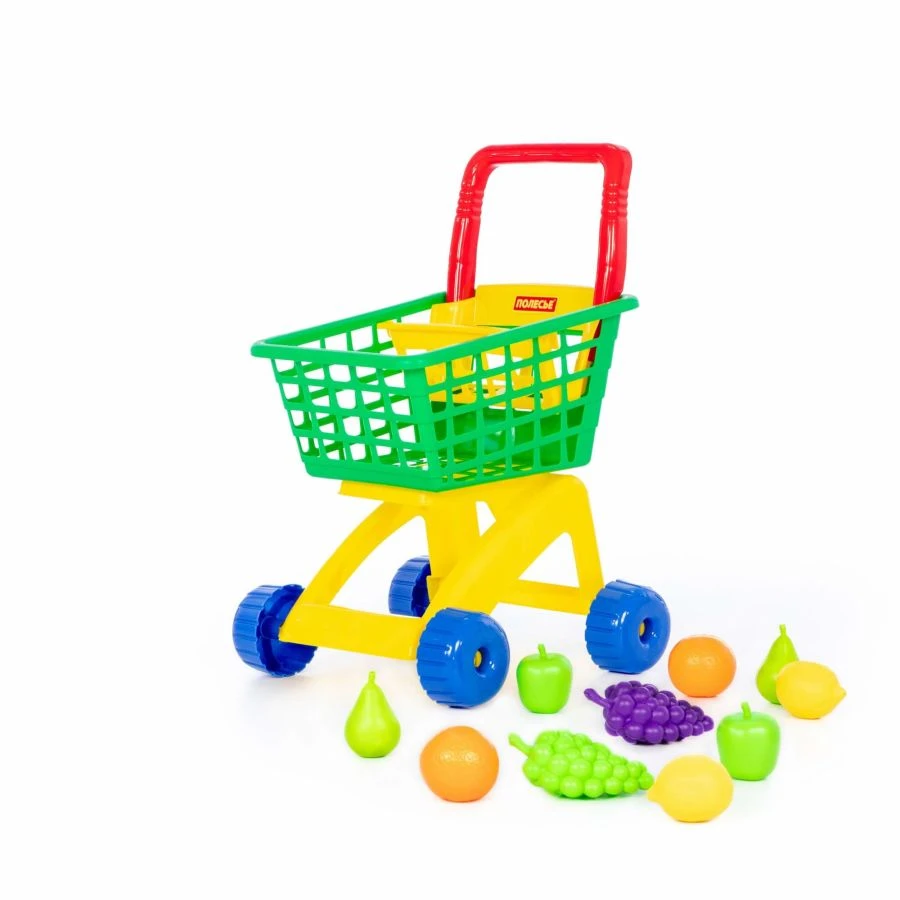 Universal Shopping Cart Set with 10 Fun Items for Kids