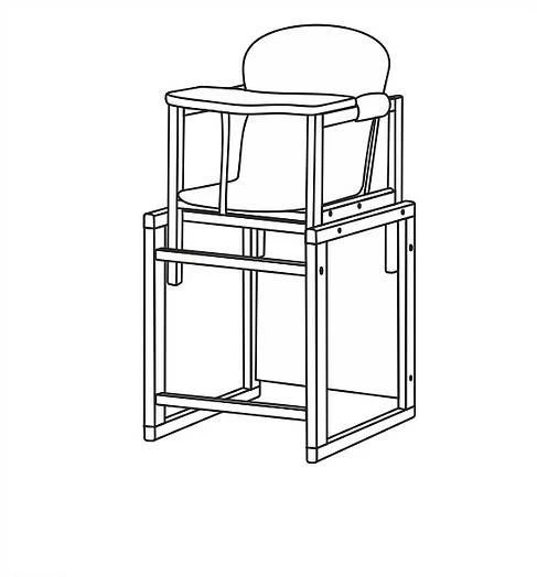 Versatile High Chair for Feeding Infants