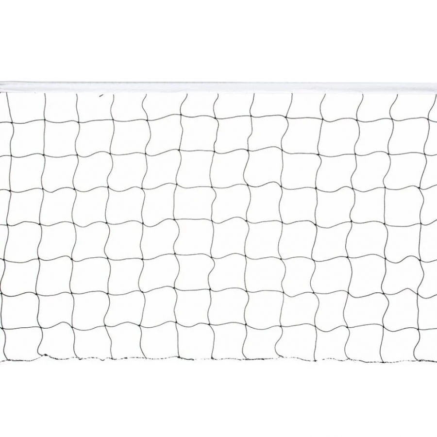 Volleyball Net - Size 1.00x9.50 m, White, 100 mm Mesh