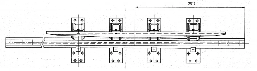 R50 Cross Rail Type 1/6 with Counter Rail Project SP939.000-01