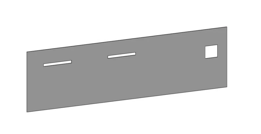 Polyester Fiberglass Panel for Vehicle Cladding 5299-405-5402003-03