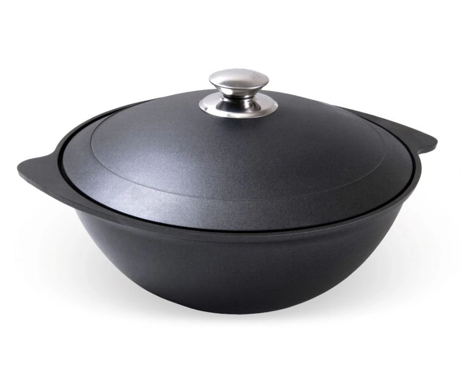 Aluminum Plov Pot 6L with Non-Stick Coating by Kukmara - Tradition Line