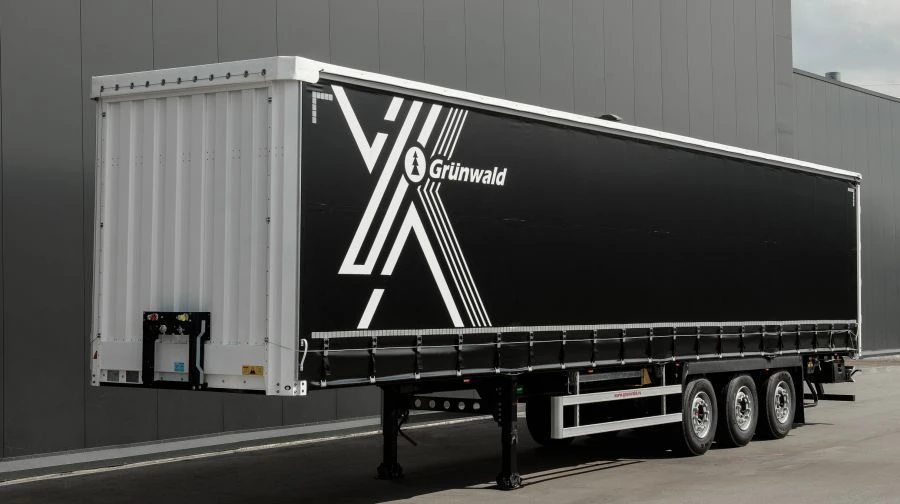 Tarpaulin Semi-Trailer for Cargo Transport Model 9453-0000010-10
