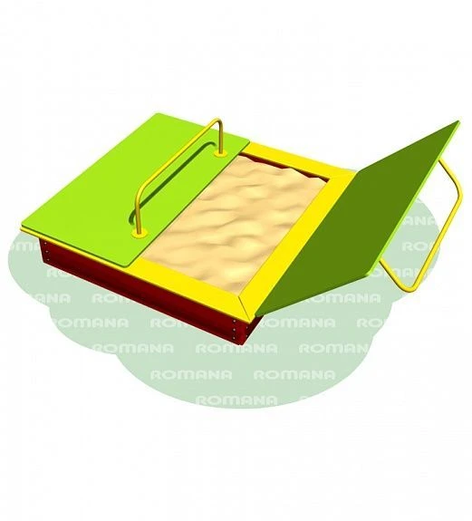 Sandbox with Lid for Kids - Romana Model 109.22.00