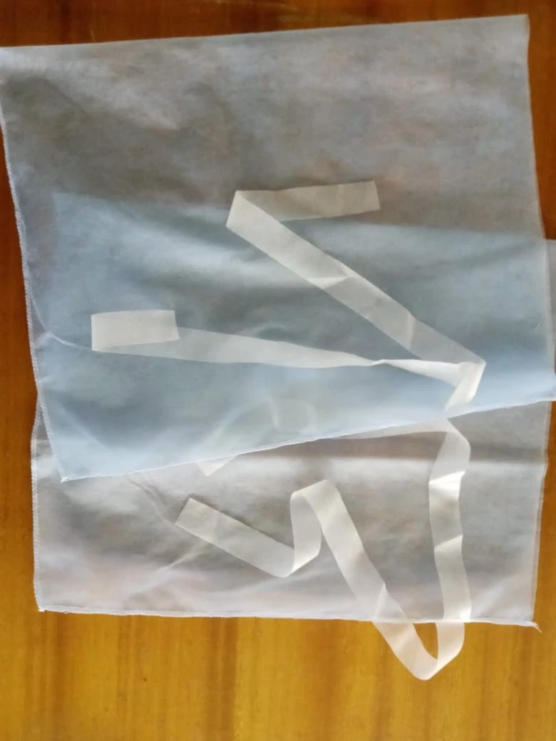 High Disposable Medical Shoe Covers with Ties