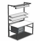 Metal Mechanic Workbench for Assembly and Electrical Installation