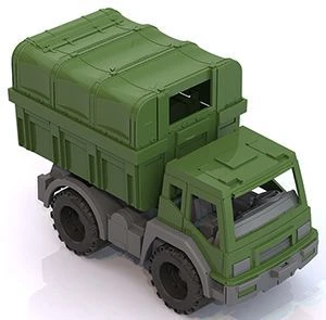 Military Style Convoy Van for Action Figures