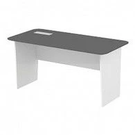 Cappuccino and White Executive Desk 160x80x75 TDI Kids Collection