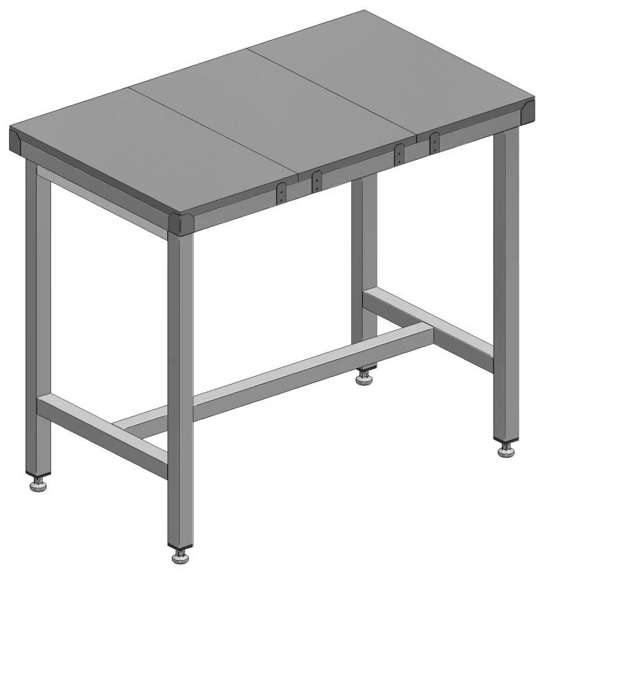 Open Cutting Table, Polypropylene 1000x600x900 mm
