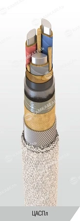 Power Cable with Aluminum Conductors and Paper Insulation, 6-10kV, CAHSPp Model
