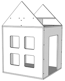 Educational Development Module "Seclusion" for Preschool Furniture
