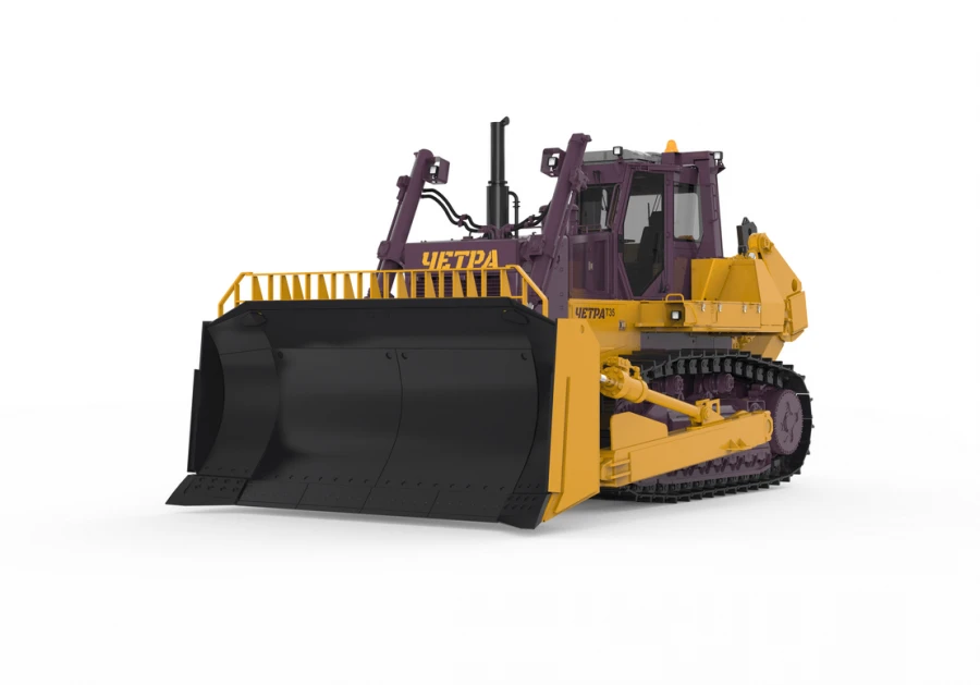 Crawler Tractor CHETRA T-35.01K Heavy-Duty Bulldozer for Excavation