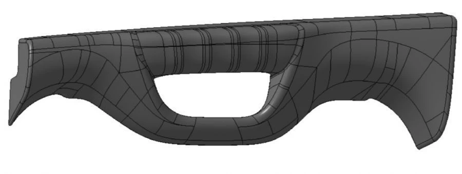 Left Stand Handle for Vehicles M1 and N1 - 96859507BJ