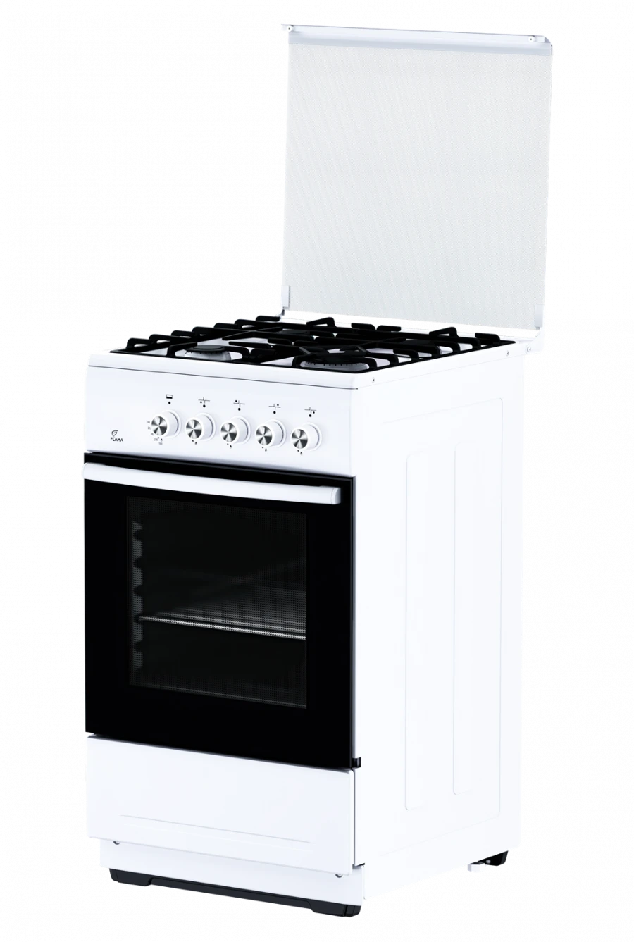 4-Burner Gas Stove with Oven Control - Flama FG 24022